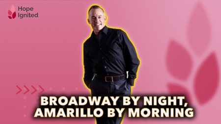 Thumbnail image of Jeff Amsden with text that reads Broadway by Night, Amarillo by Morning